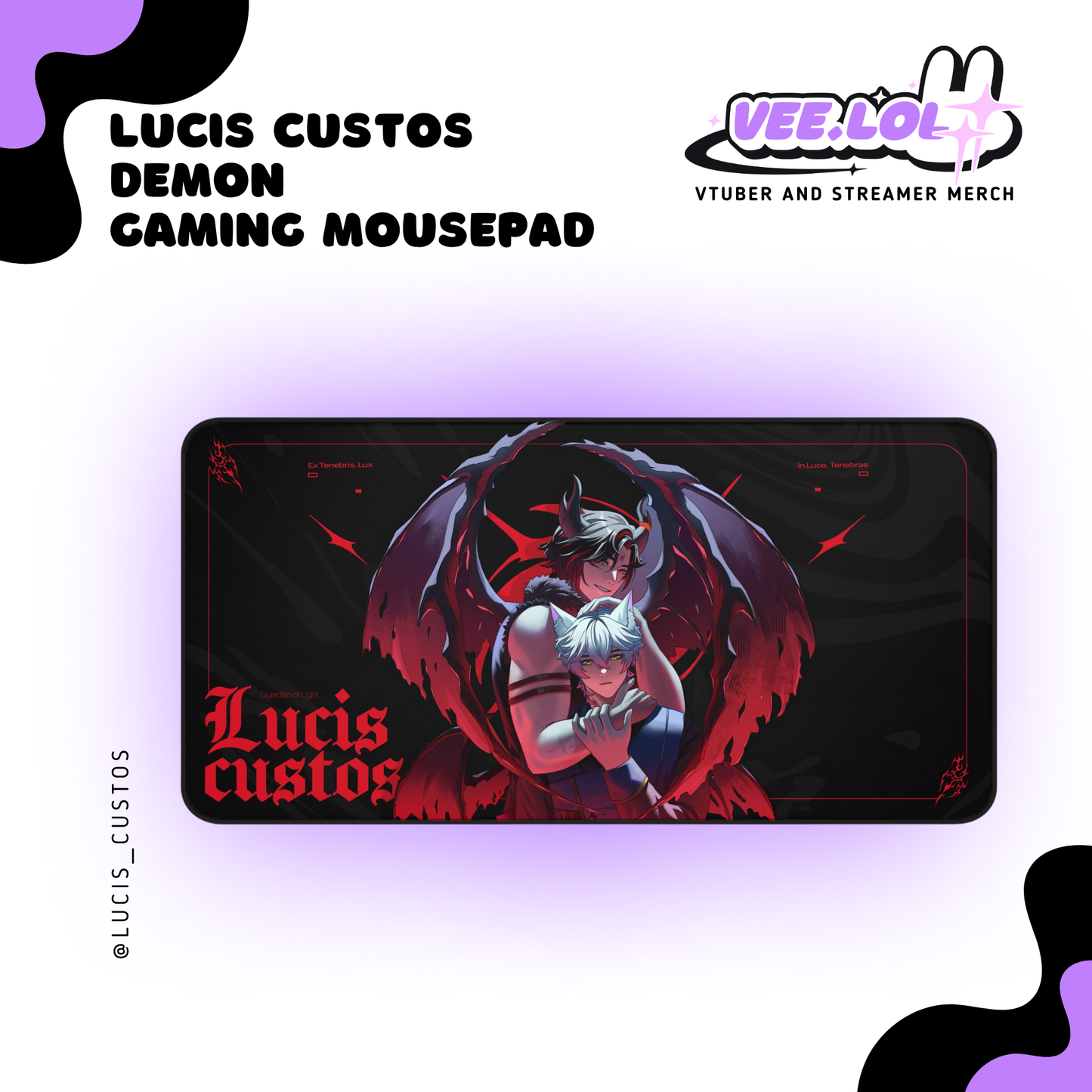 Lucis Custos Demon Gaming Mousepad