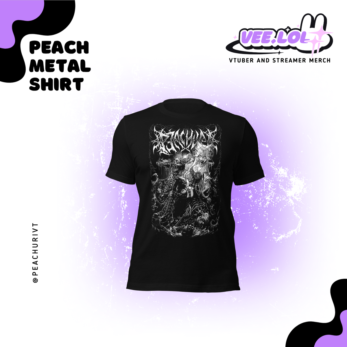 Peach Graphic Unisex T-Shirt
