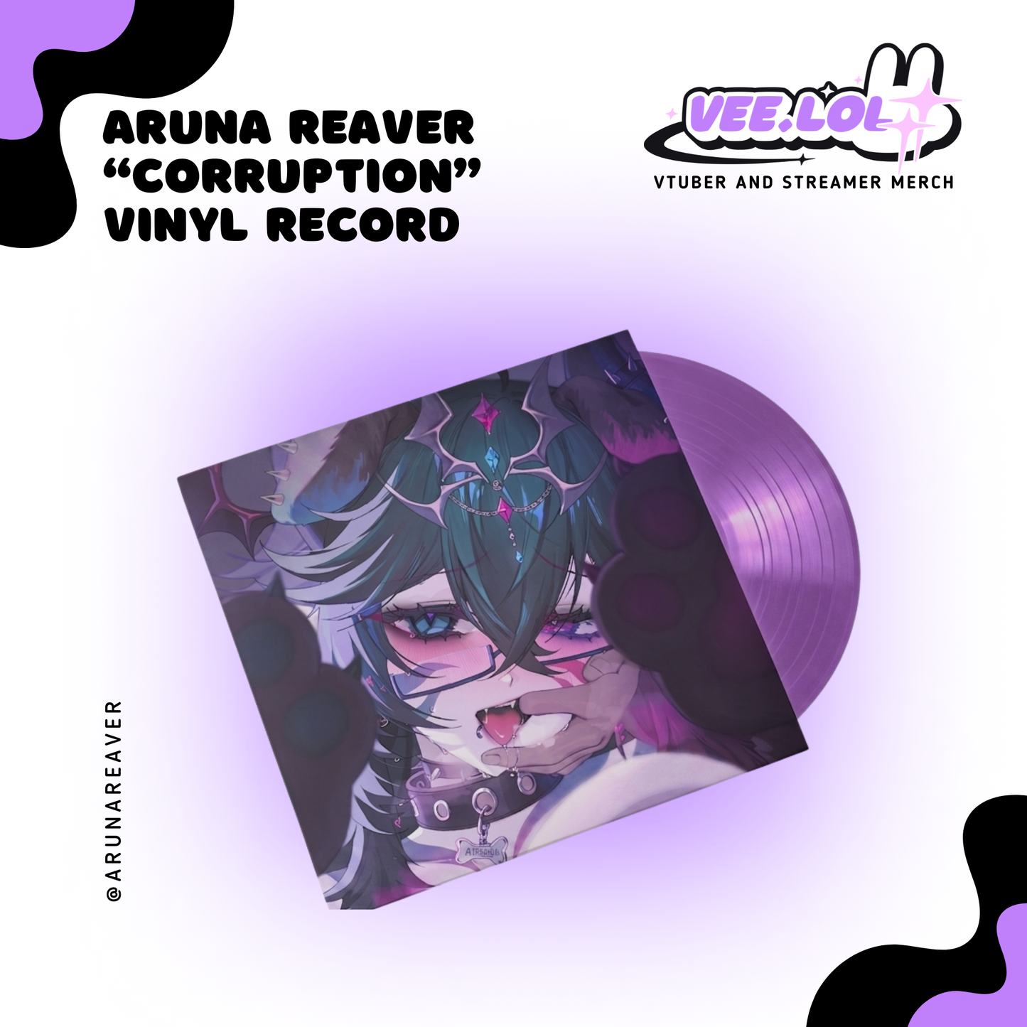 Aruna Reaver “Corruption” Vinyl Record