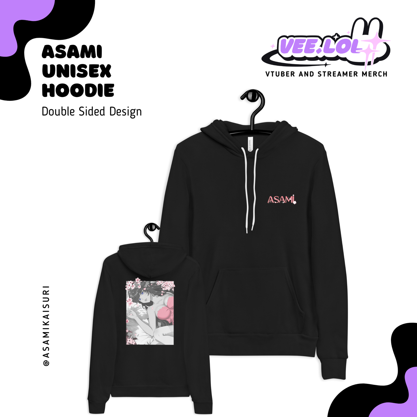 Asami Unisex hoodie