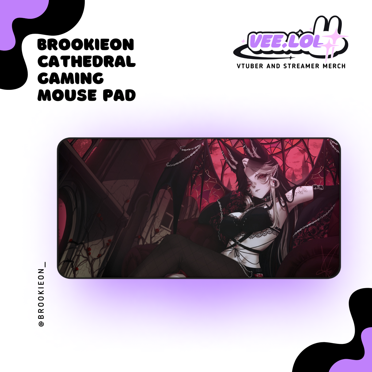 Brookieon Gaming Mouse Pad