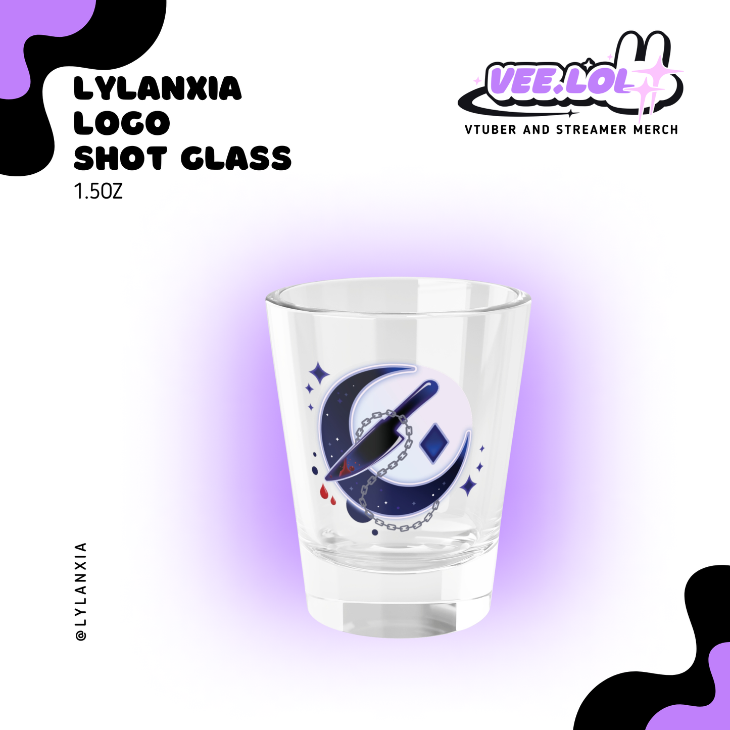 Lylanxia Logo Shot Glass