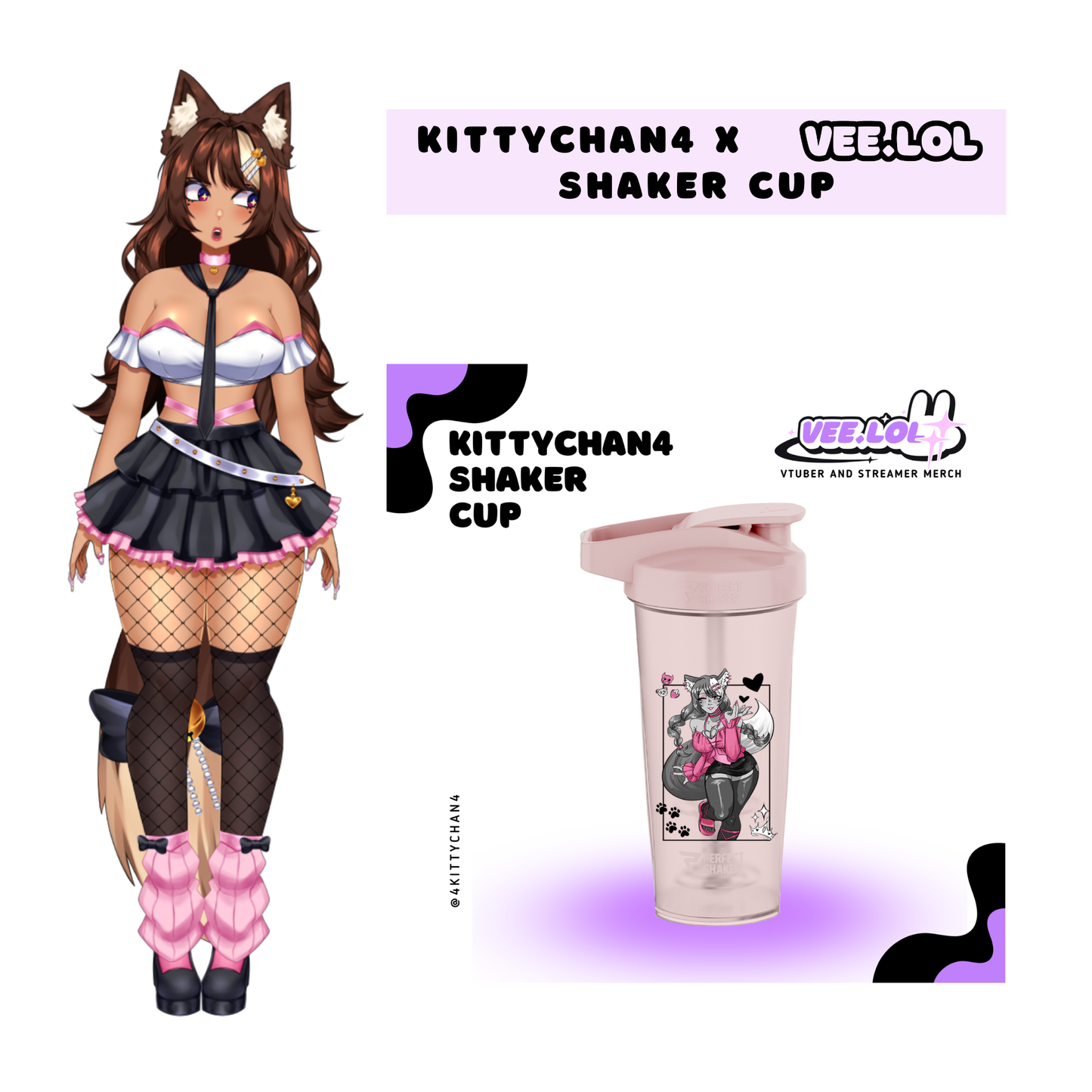 KittyChan4 Shaker Cup ~ Pre Order