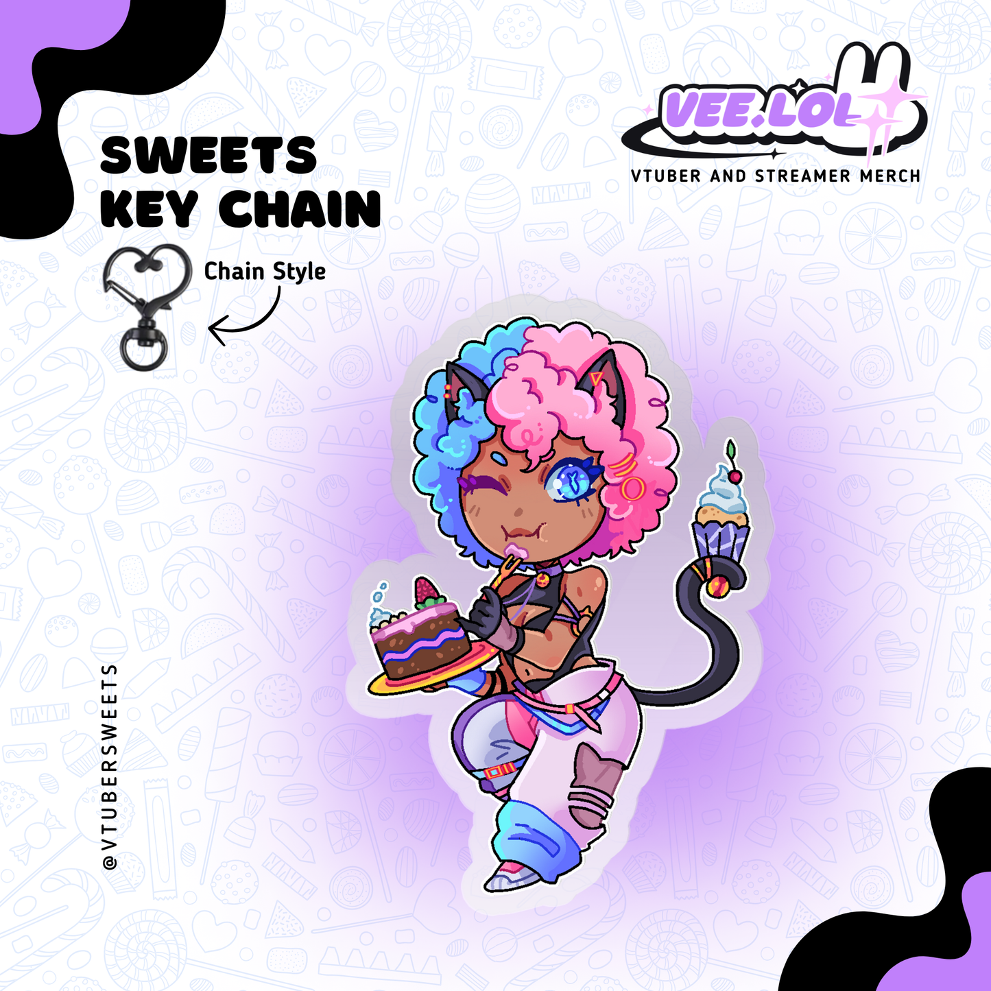 Sweets Key Chain