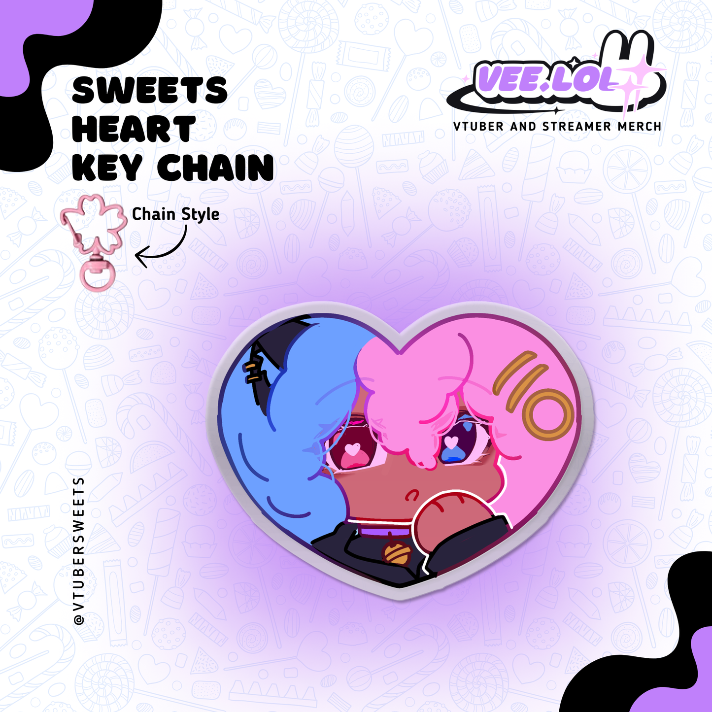 Sweets Heart Key Chain ~ Pre Order