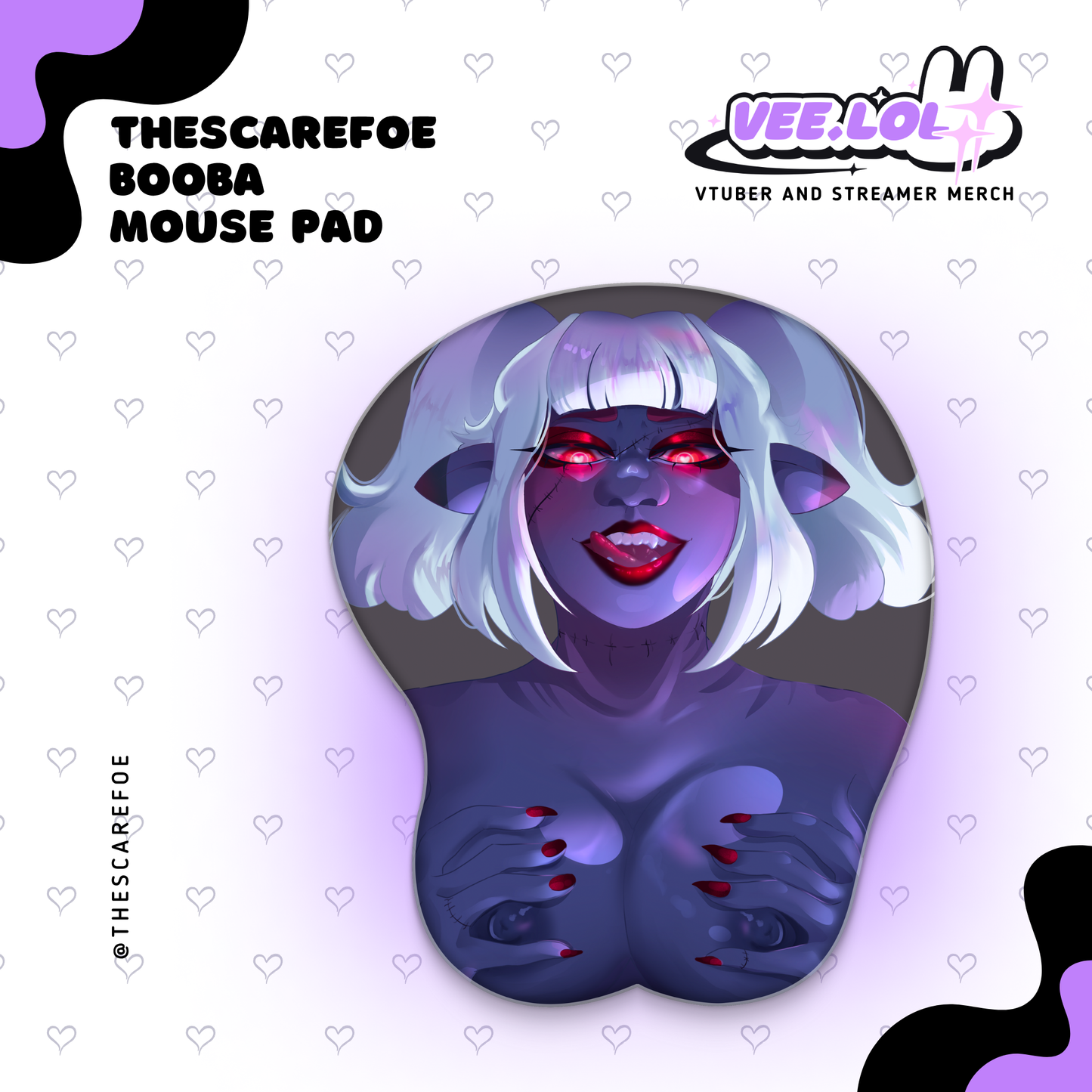 TheScareFoe Booba Mouse Pad