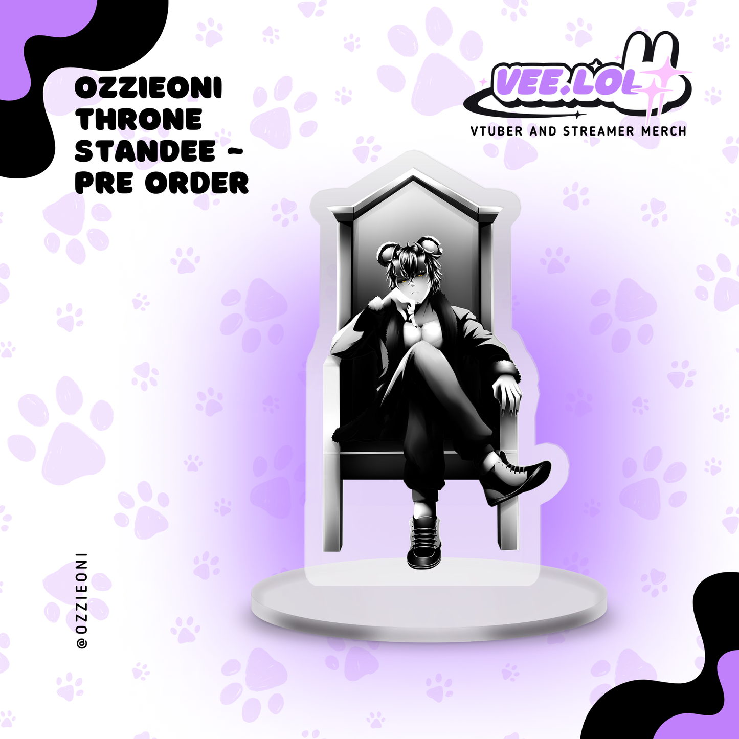 OzzieOni Throne Standee ~ Pre Order