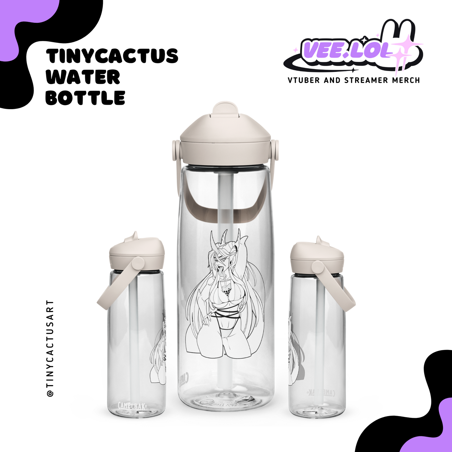 TinyCactus Water Bottle