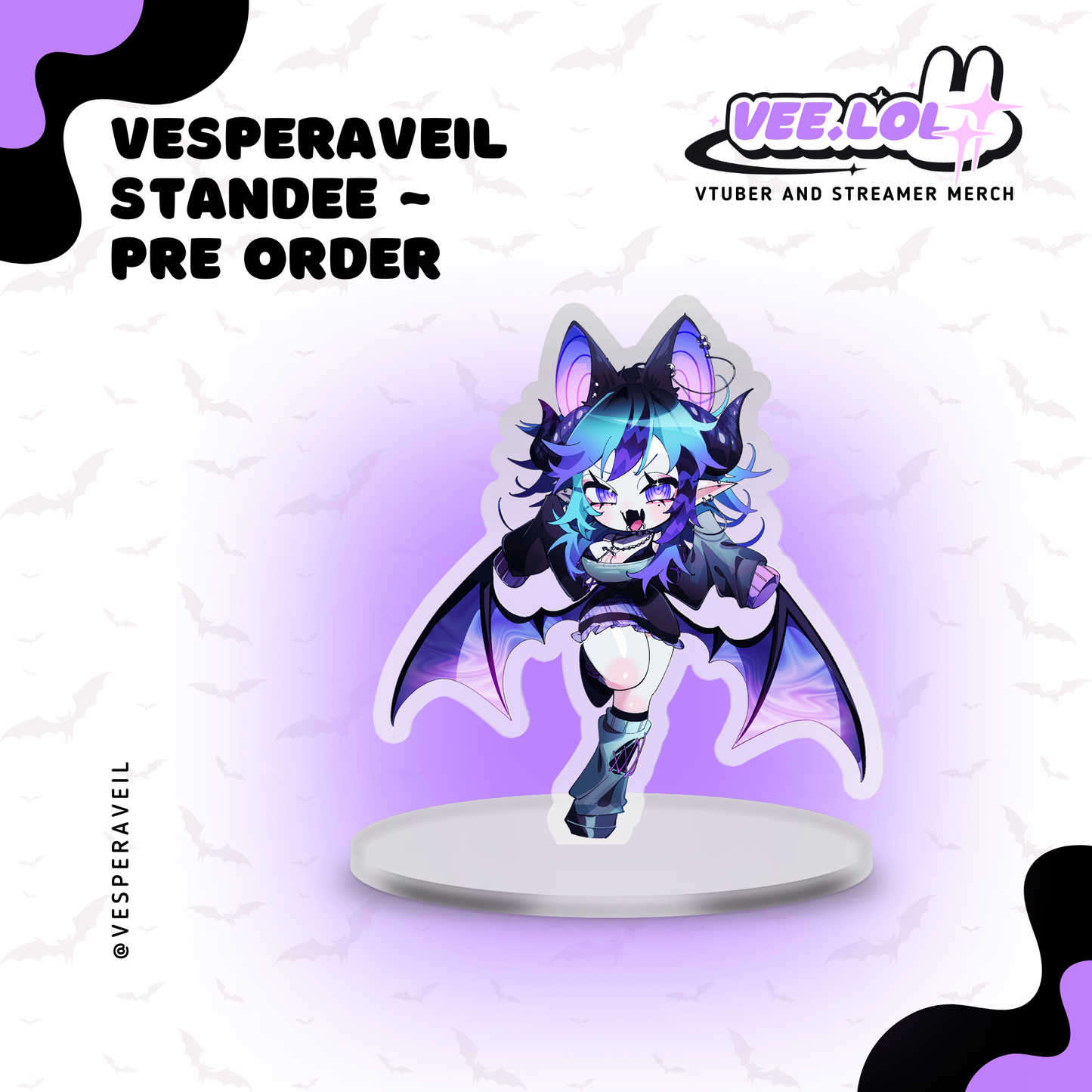 VesperaVeil Standee ~ Pre Order