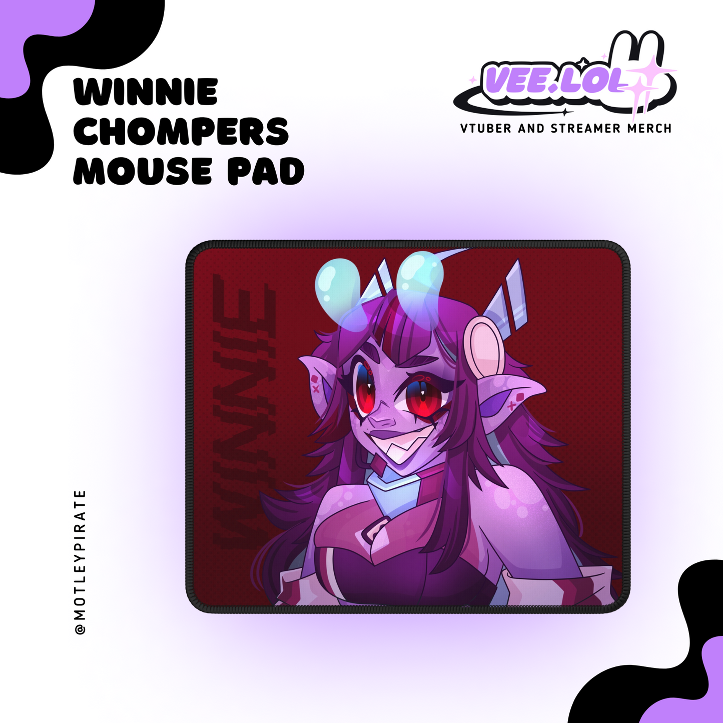 Winnie Chompers Mouse Pad
