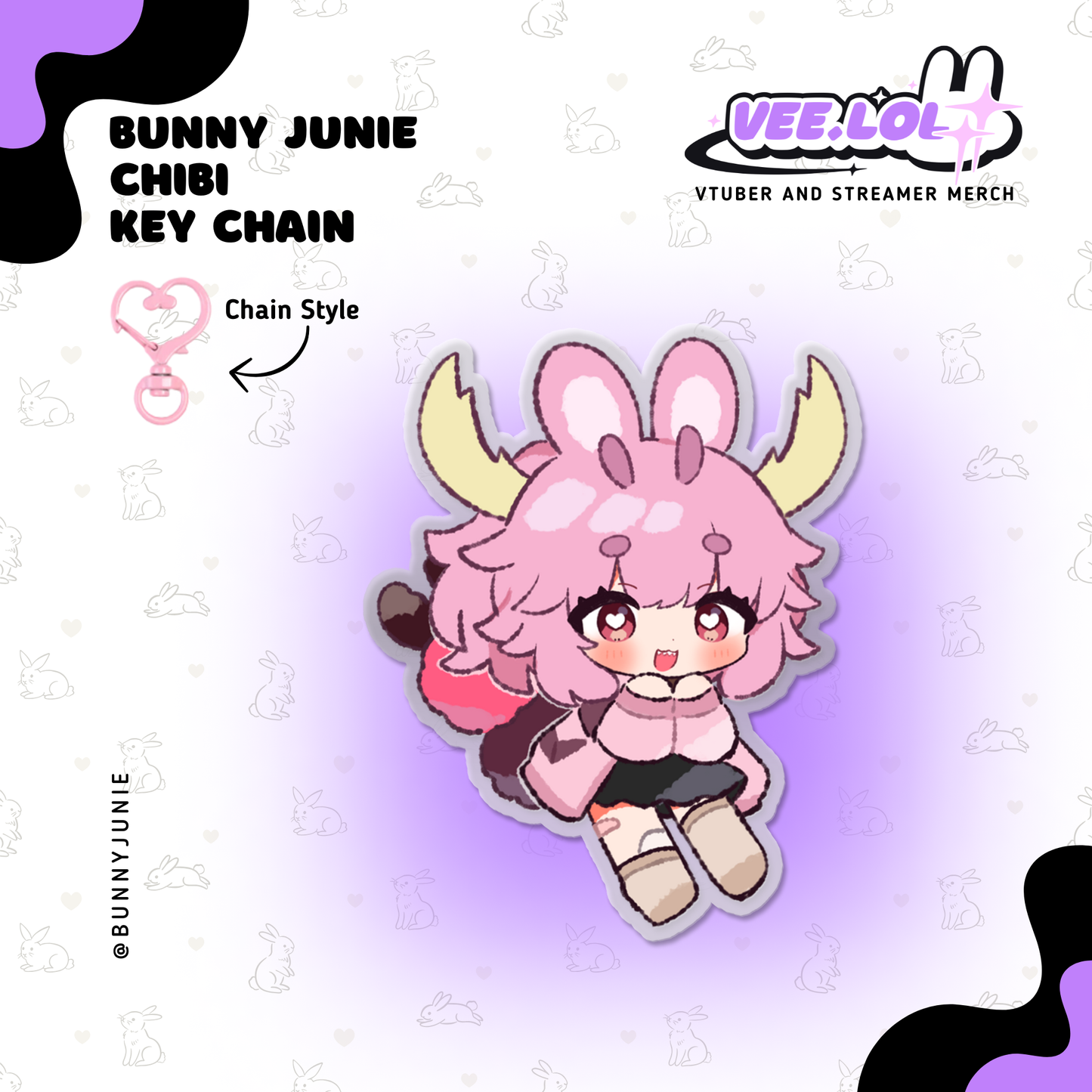 Bunny Junie Key Chain