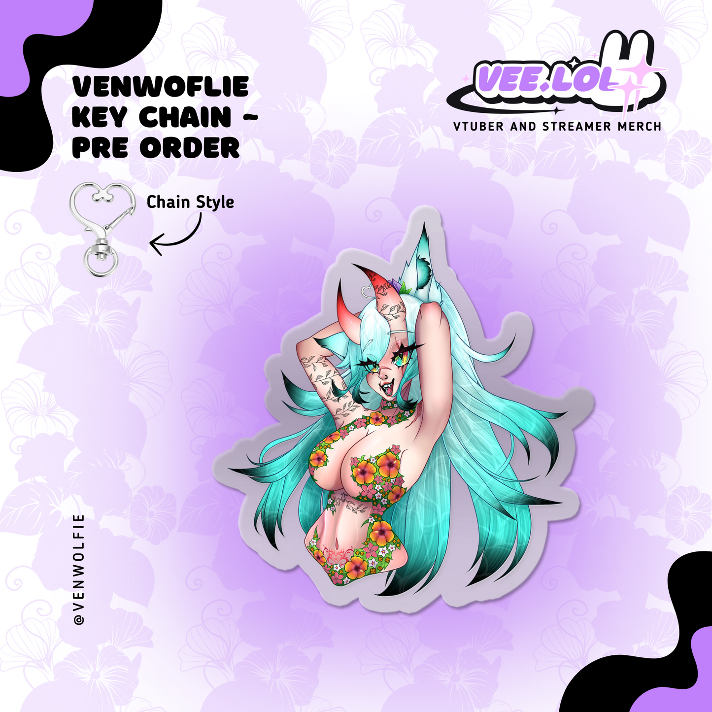 VenWolfie Key Chain ~ Pre Order
