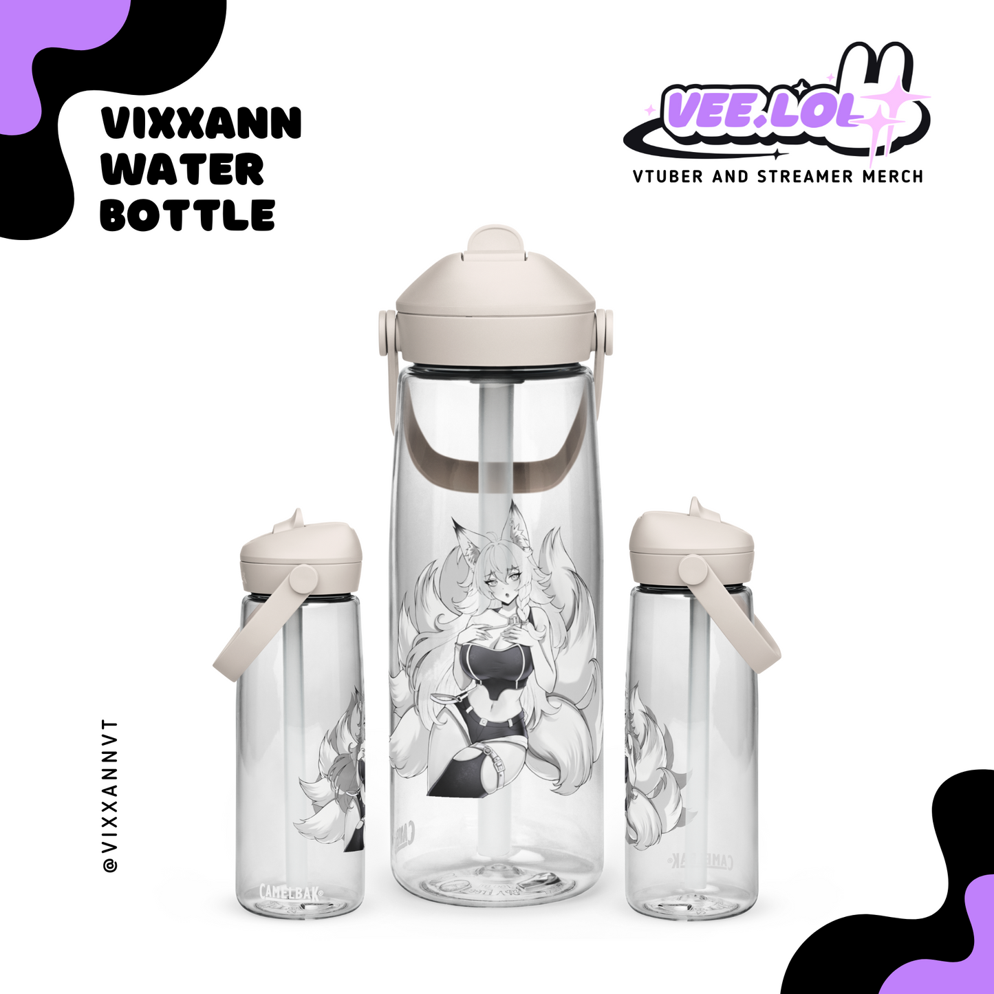 Vixxann Water Bottle