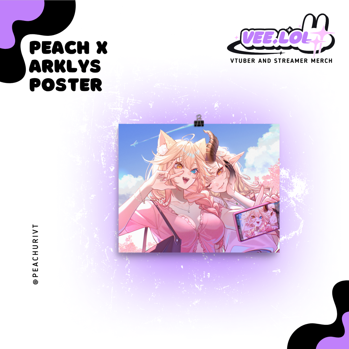 Peachuri x Arklys Print