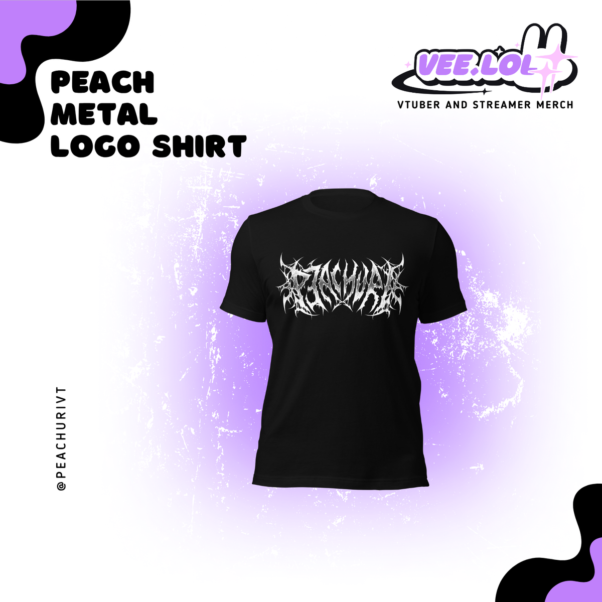 Peachuri Metal Logo Unisex T-Shirt