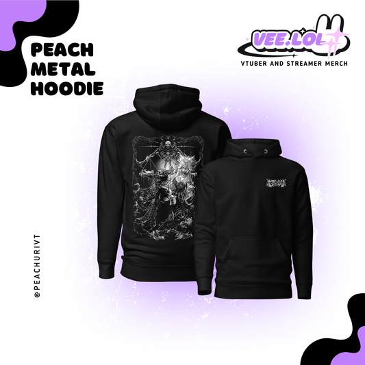 Peach Metal Unisex Hoodie