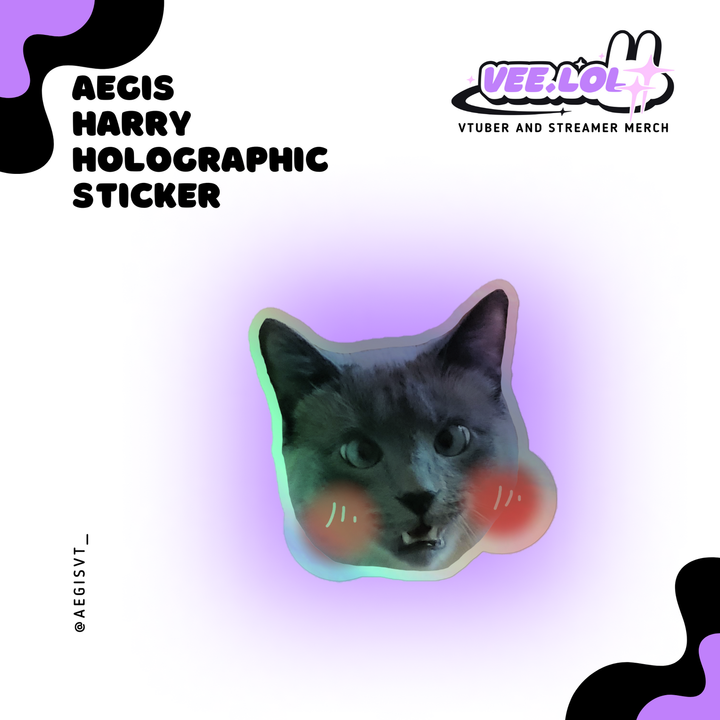 Aegis Harry Holographic Sticker