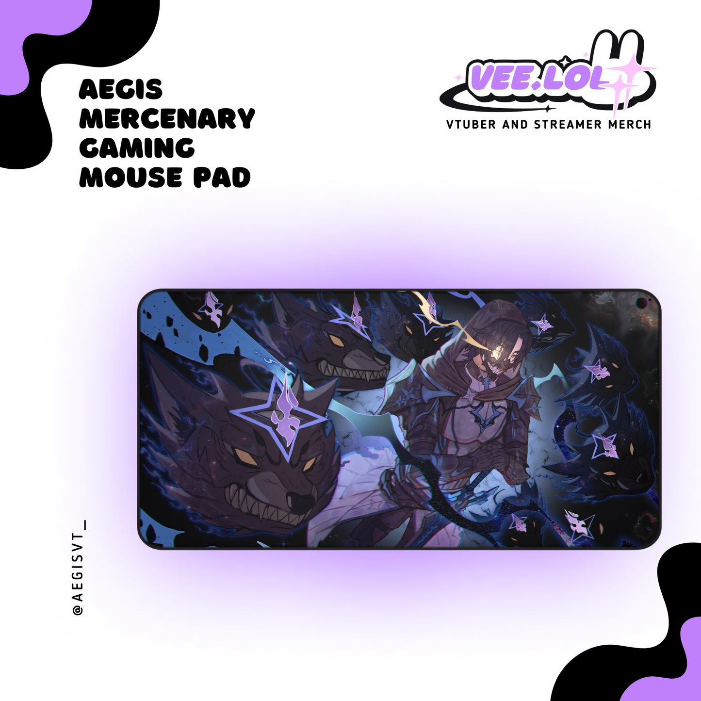 Aegis Mercenary Gaming Mouse Pad