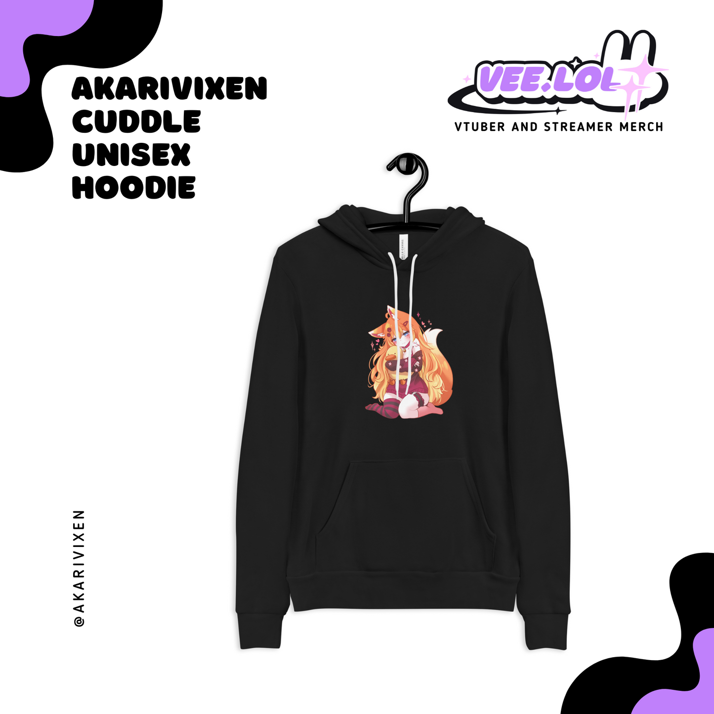 AkariVixen Cuddle Unisex Hoodie