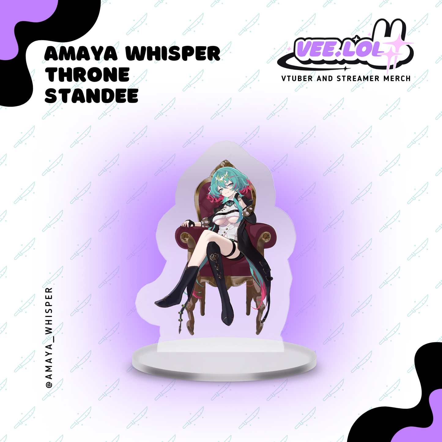 Amaya Whisper Throne Standee