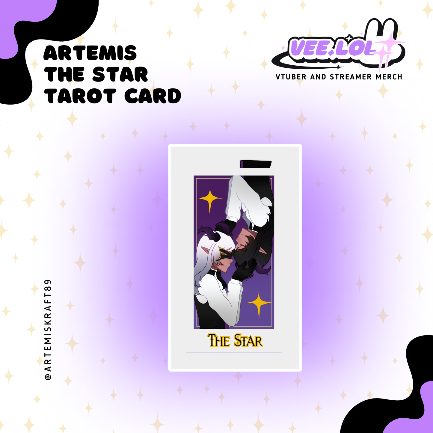 Artemis 'The Star' Tarot Card