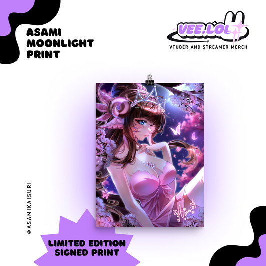 Asami Moonlight Limited Edition Print
