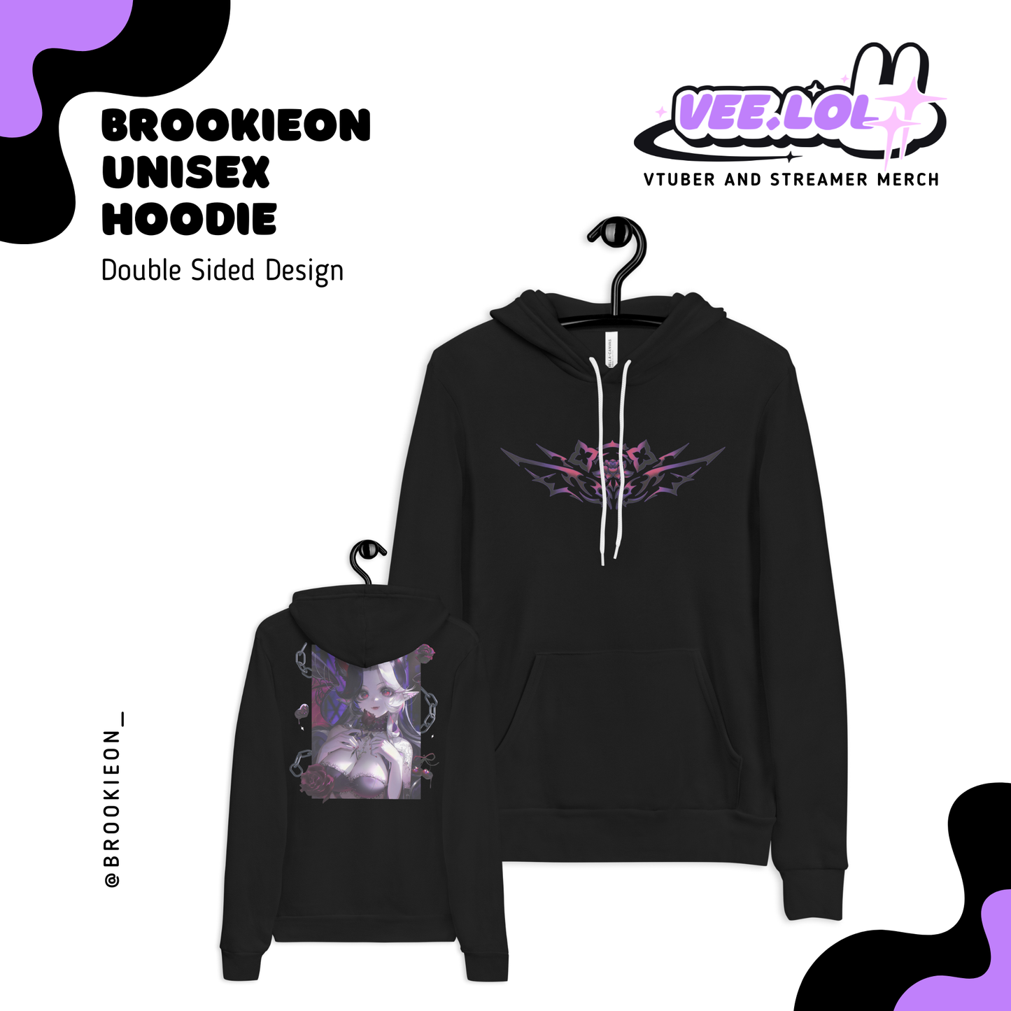 Brookieon Graphic Unisex hoodie