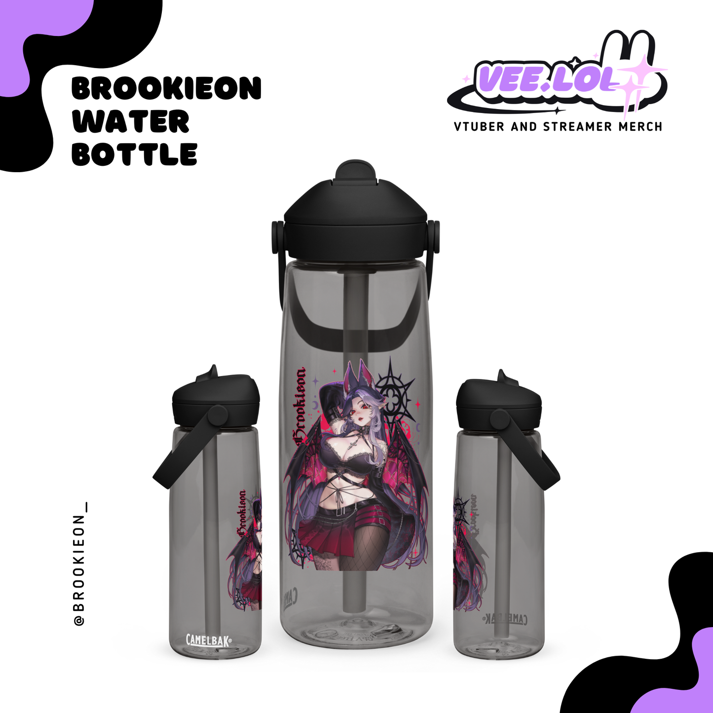 Brookieon Water Bottle