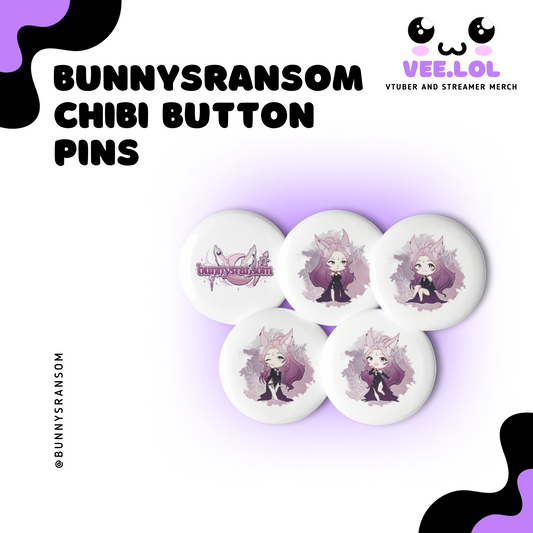 Bunnysransom Chibi Buttons