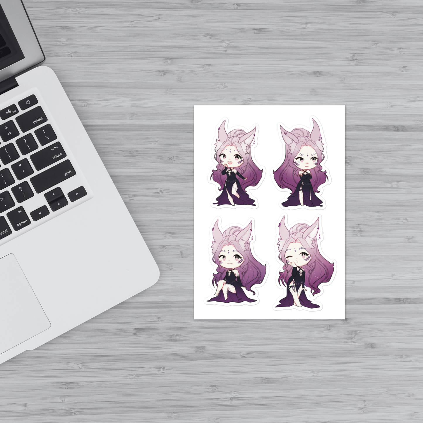 Bunnysransom Chibi Sticker Sheet