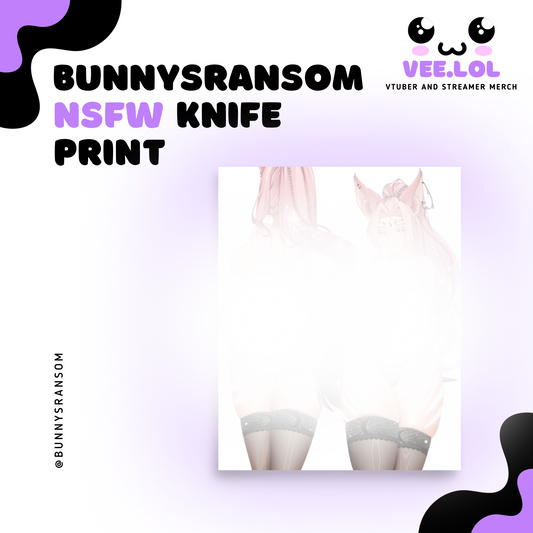 Bunnysransom Knife NSFW Print