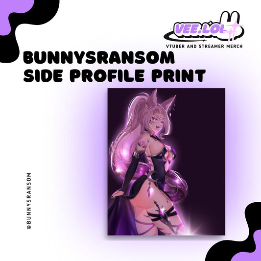 Bunnysransom Side Profile Print