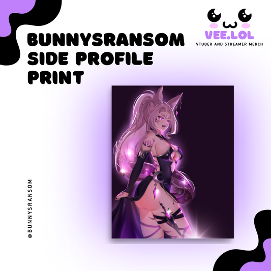 Bunnysransom Side Profile Print