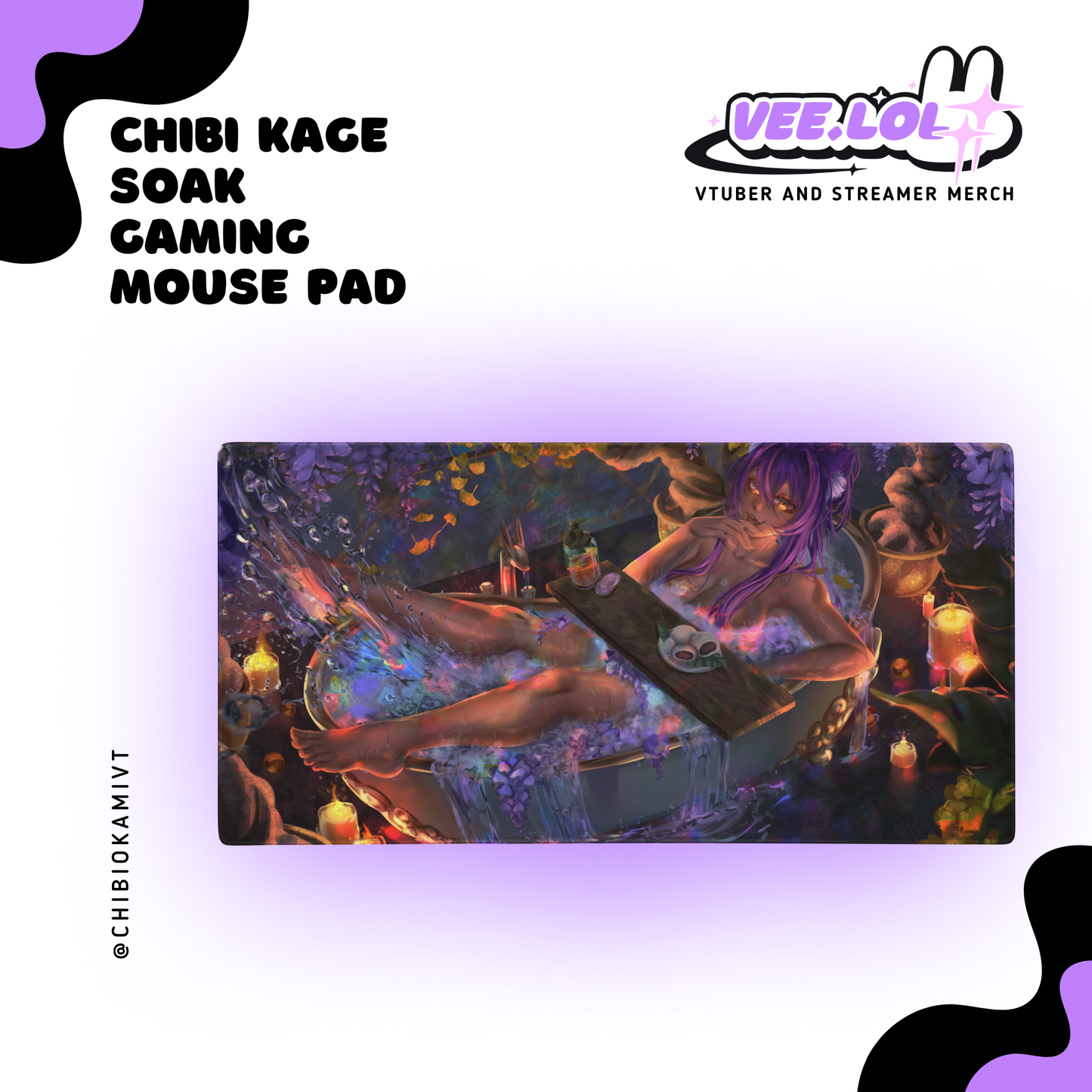 Chibi Kage Soak Gaming Mouse Pad