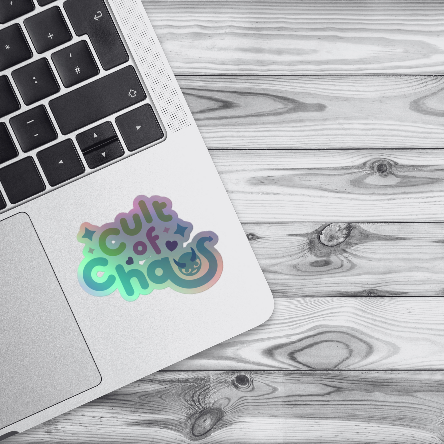 Cult Of Chaos Holographic Sticker