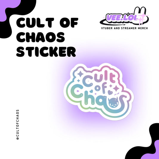 Cult Of Chaos Color Sticker