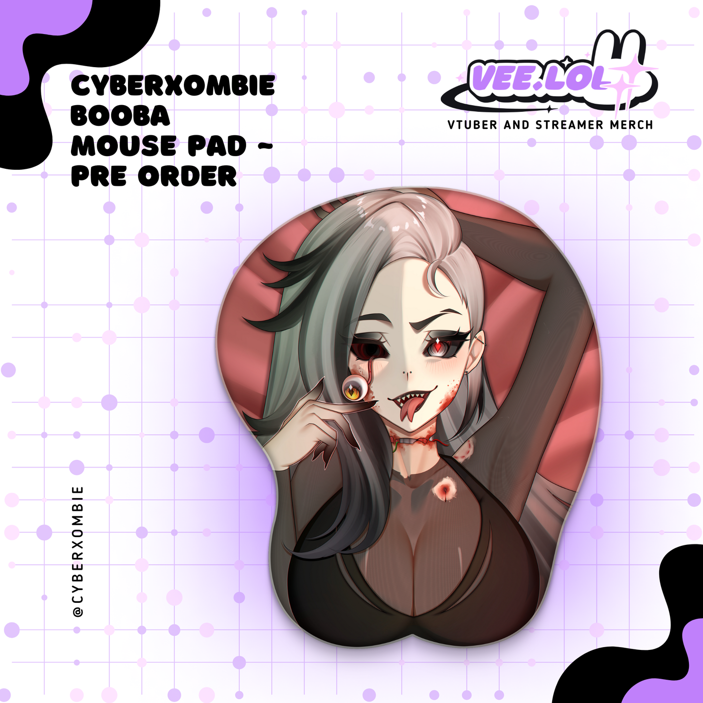 CyberXombie Booba Mouse Pad ~ Pre Order