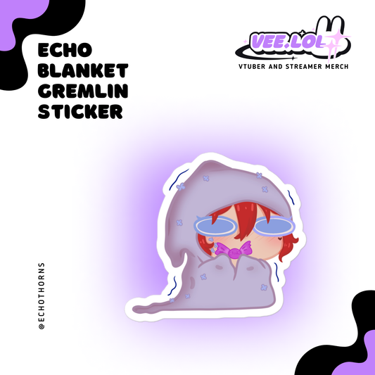 Echo Blanket Gremlin Sticker