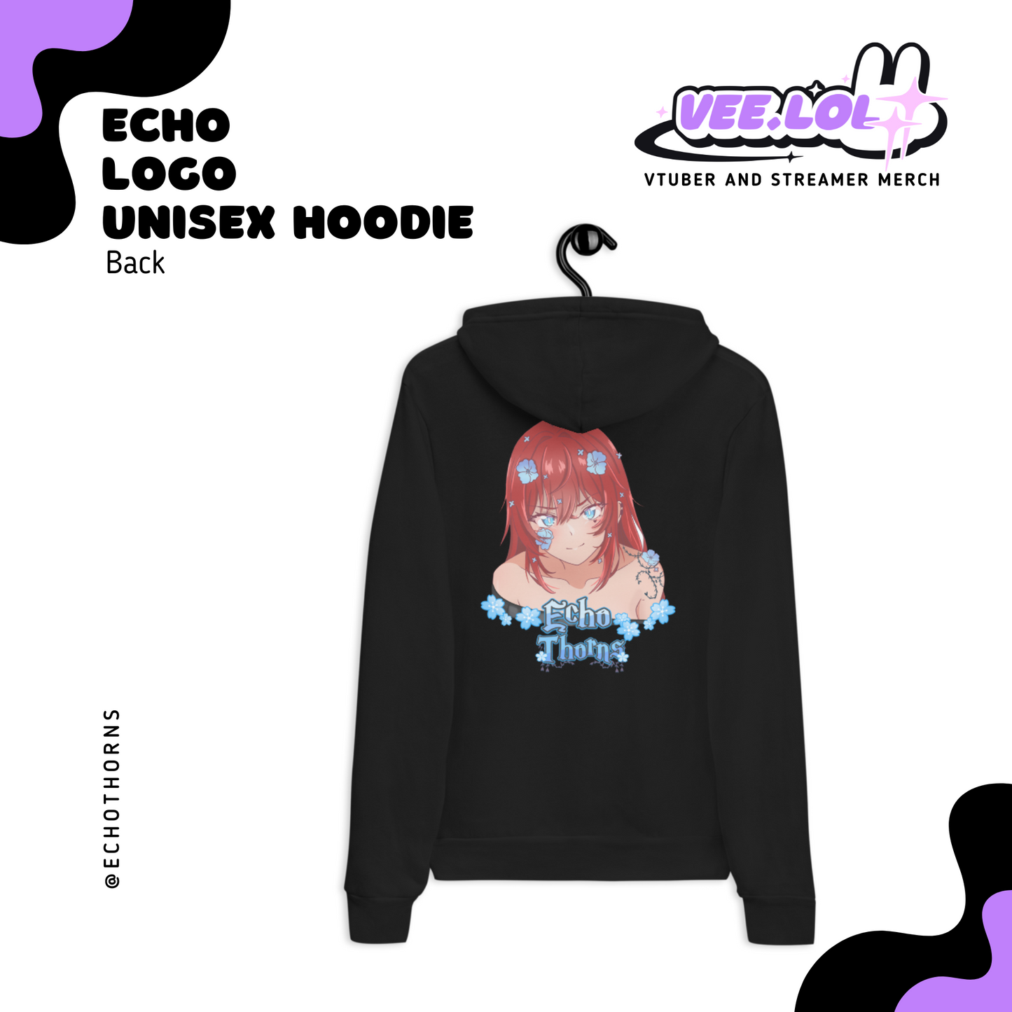 Echo Logo Unisex Hoodie