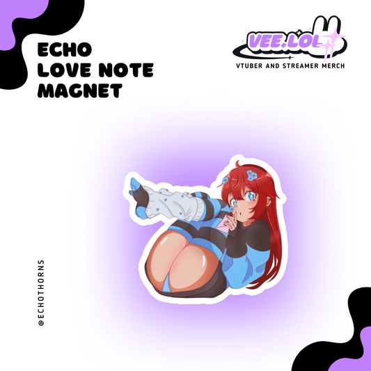 Echo Love Note Magnet