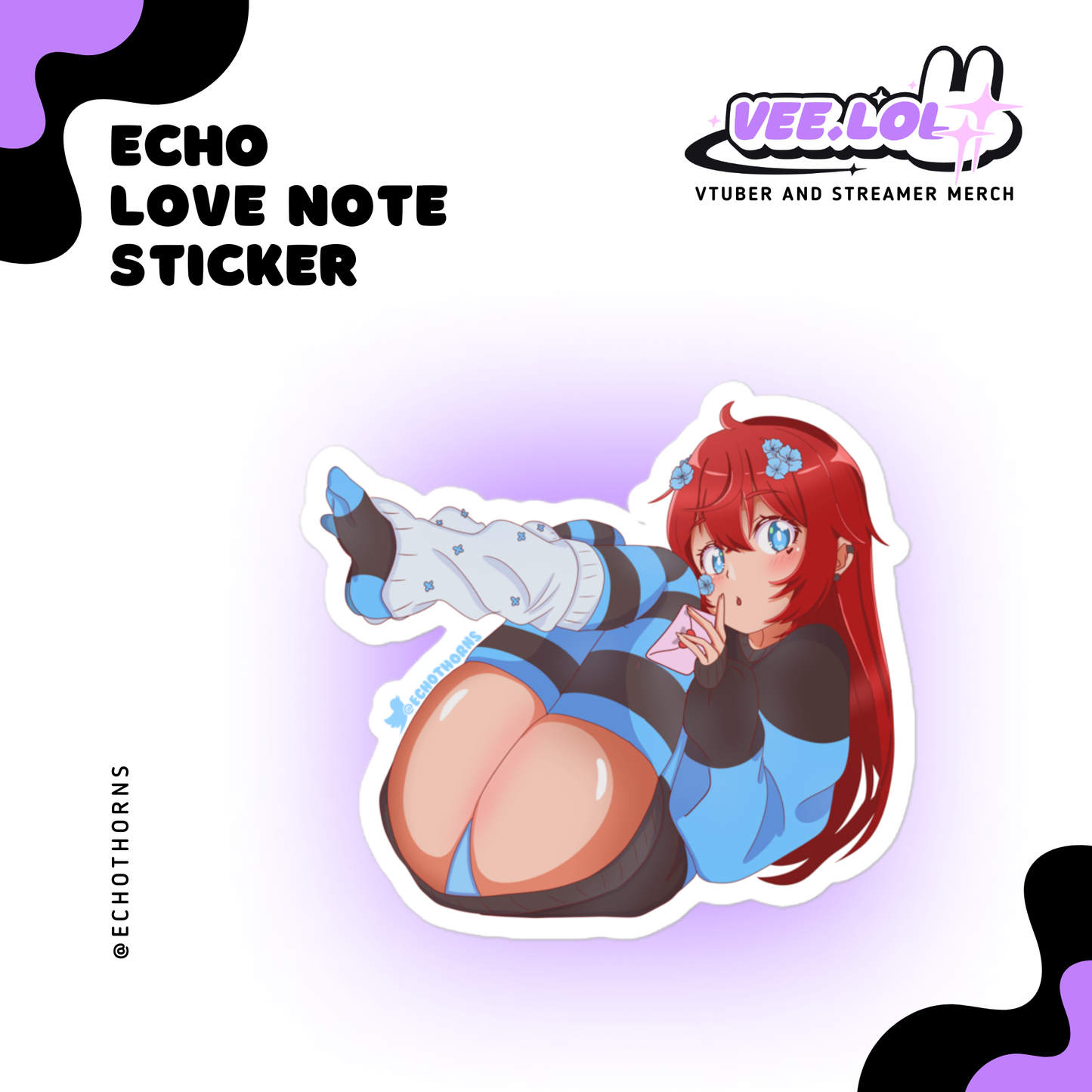 Echo Love Note Sticker