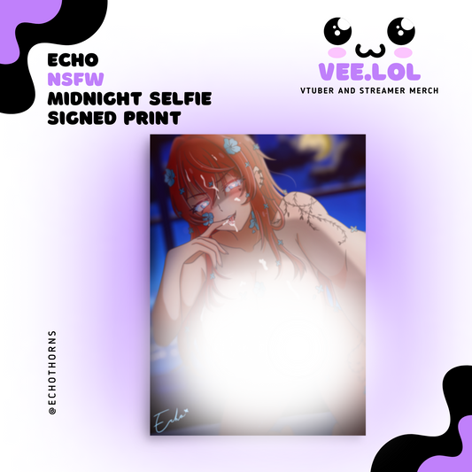 Echo Midnight Selfie Signed Print