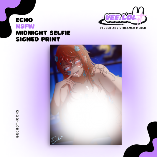 Echo Midnight Selfie Signed Print