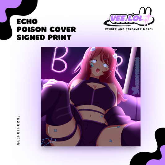 Echo Poison Cover Signed Print