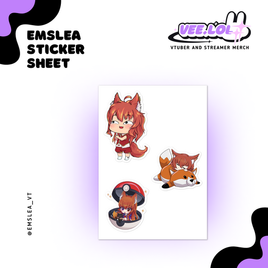 Emslea Sticker Sheet