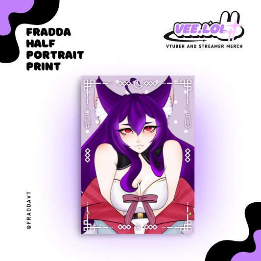 Fradda Half Portrait Print