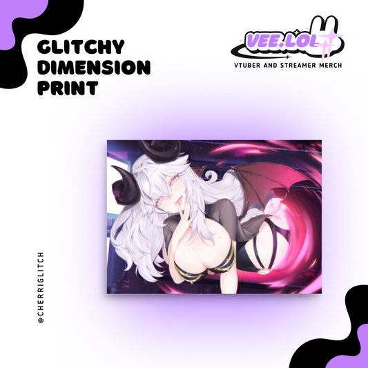 Glitchy Dimension Print