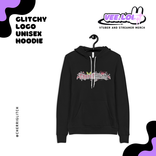 Glitchy Logo Unisex Hoodie