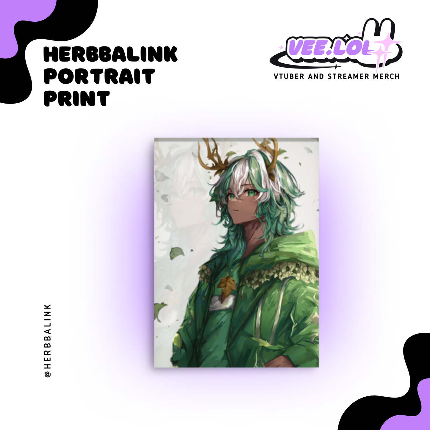 Herbbalink Portrait Print