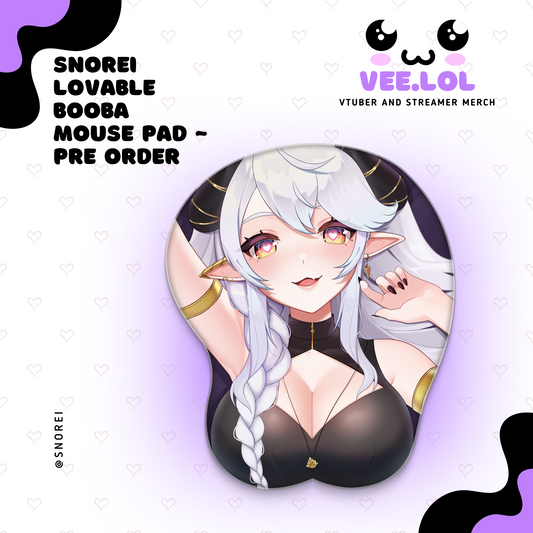 Snorei Lovable Booba Mouse Pad ~ Pre Order